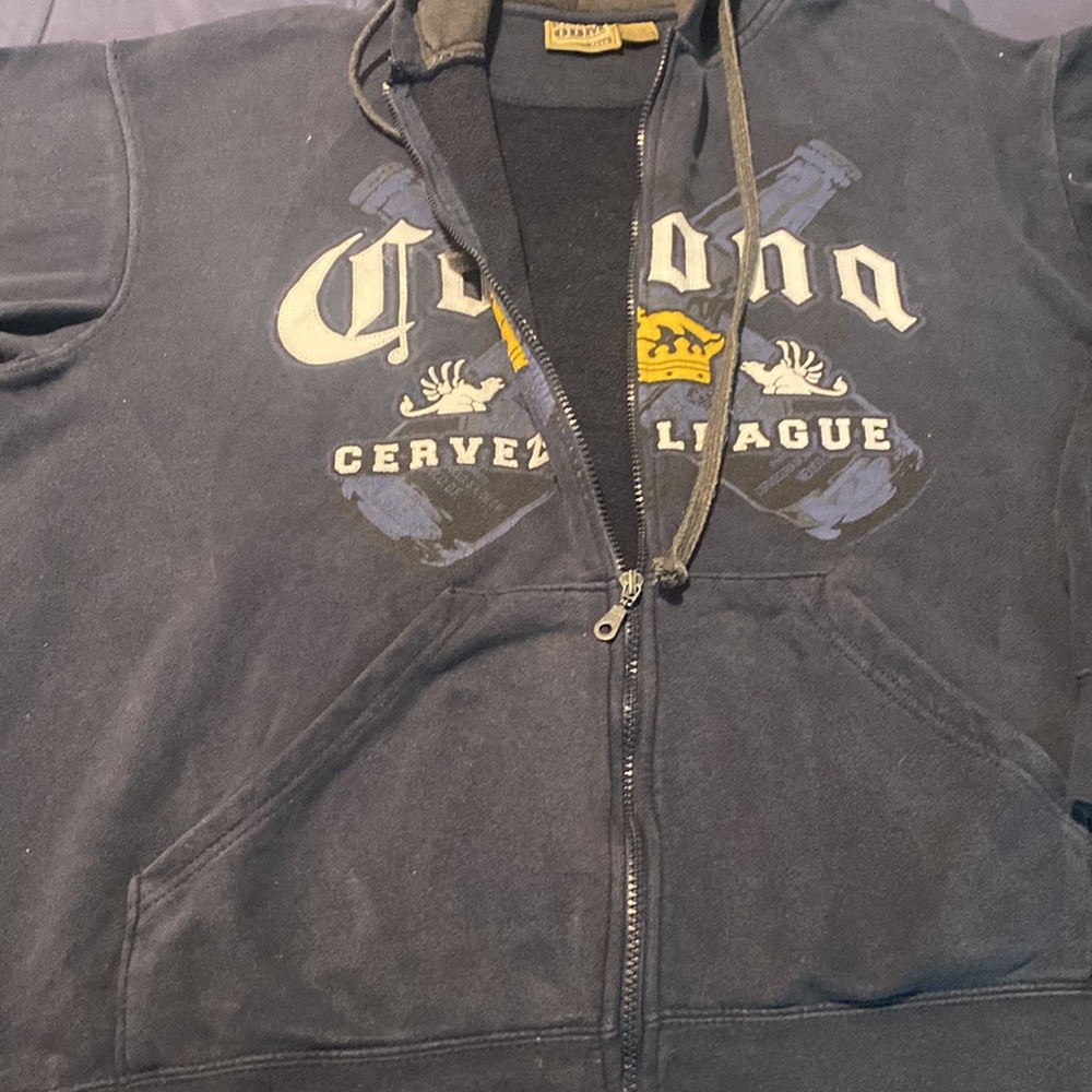 Corona mens zip up hoodie XL 🍺 - Picture 6 of 6
